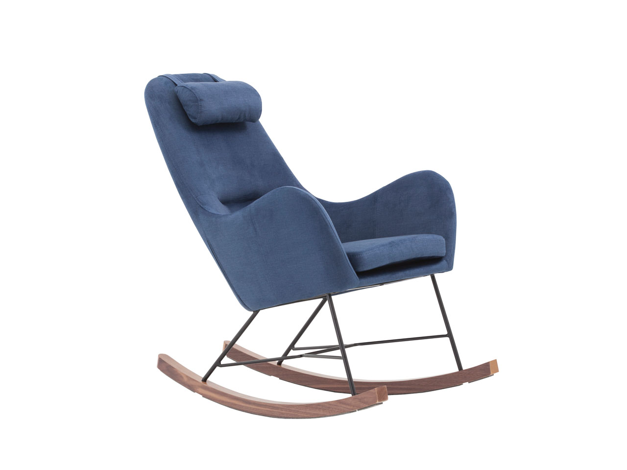 Rocking Chair in Dark Blue INspiration Interiors