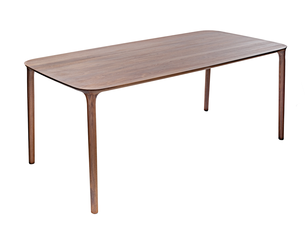 Elle Dining Table in Walnut (71 In) - INspiration Interiors