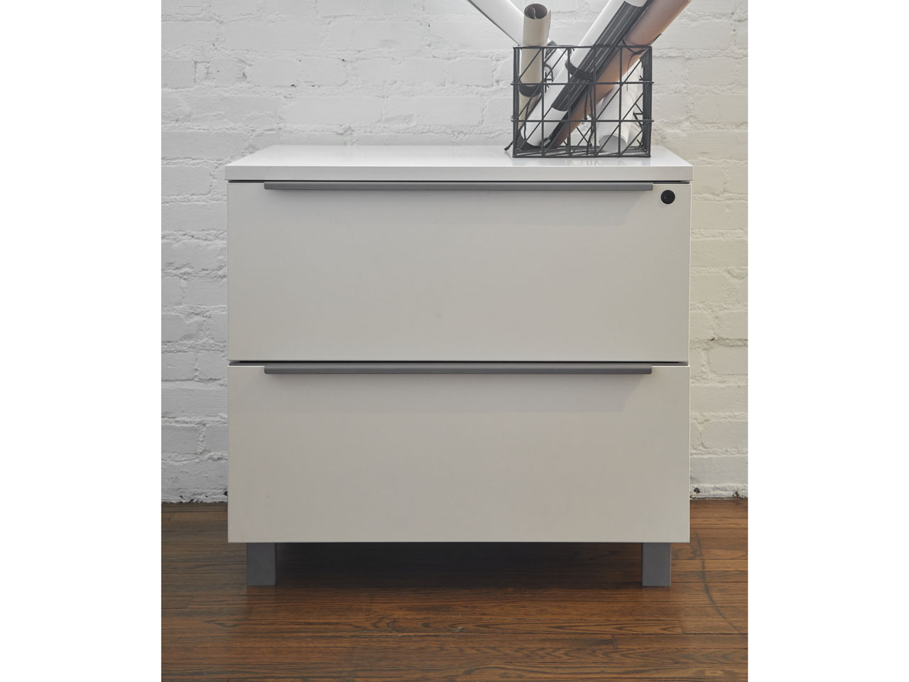 Kalai White Lateral File INspiration Interiors