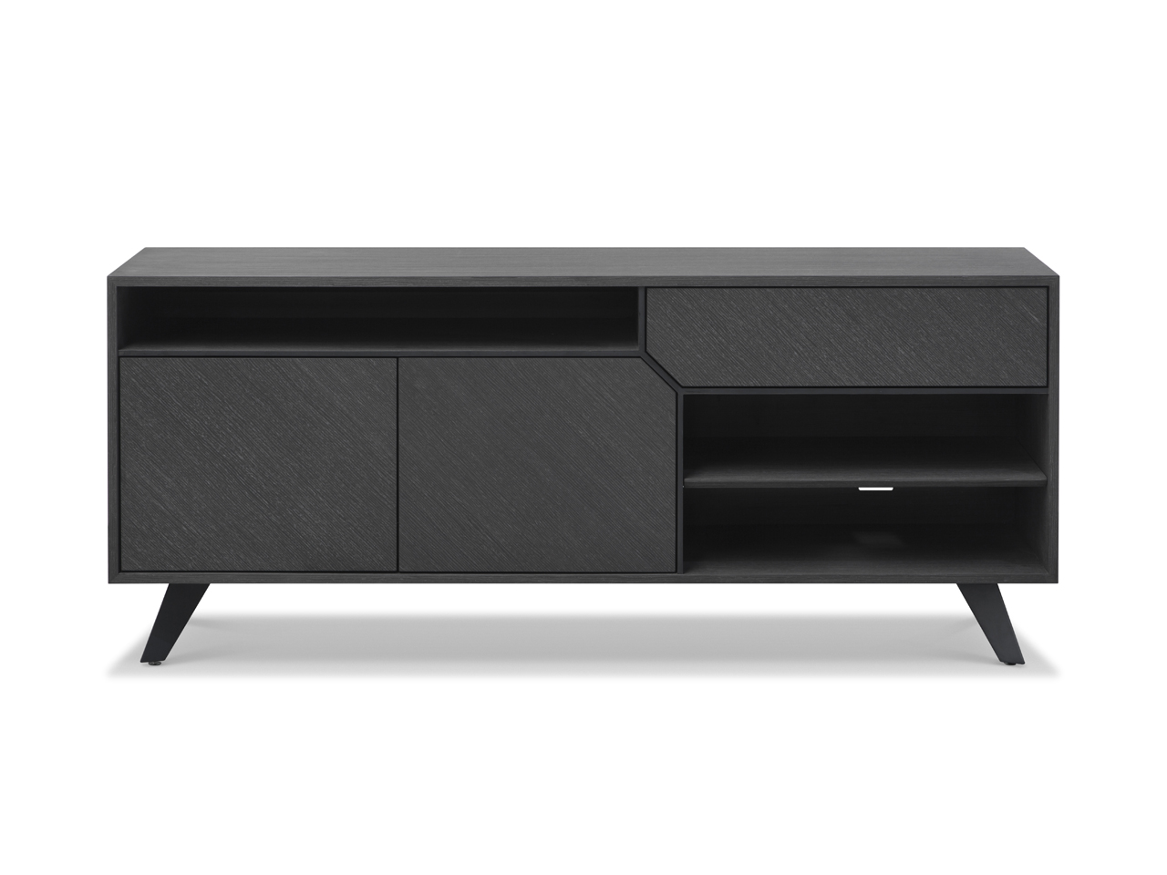 Dark grey deals media console