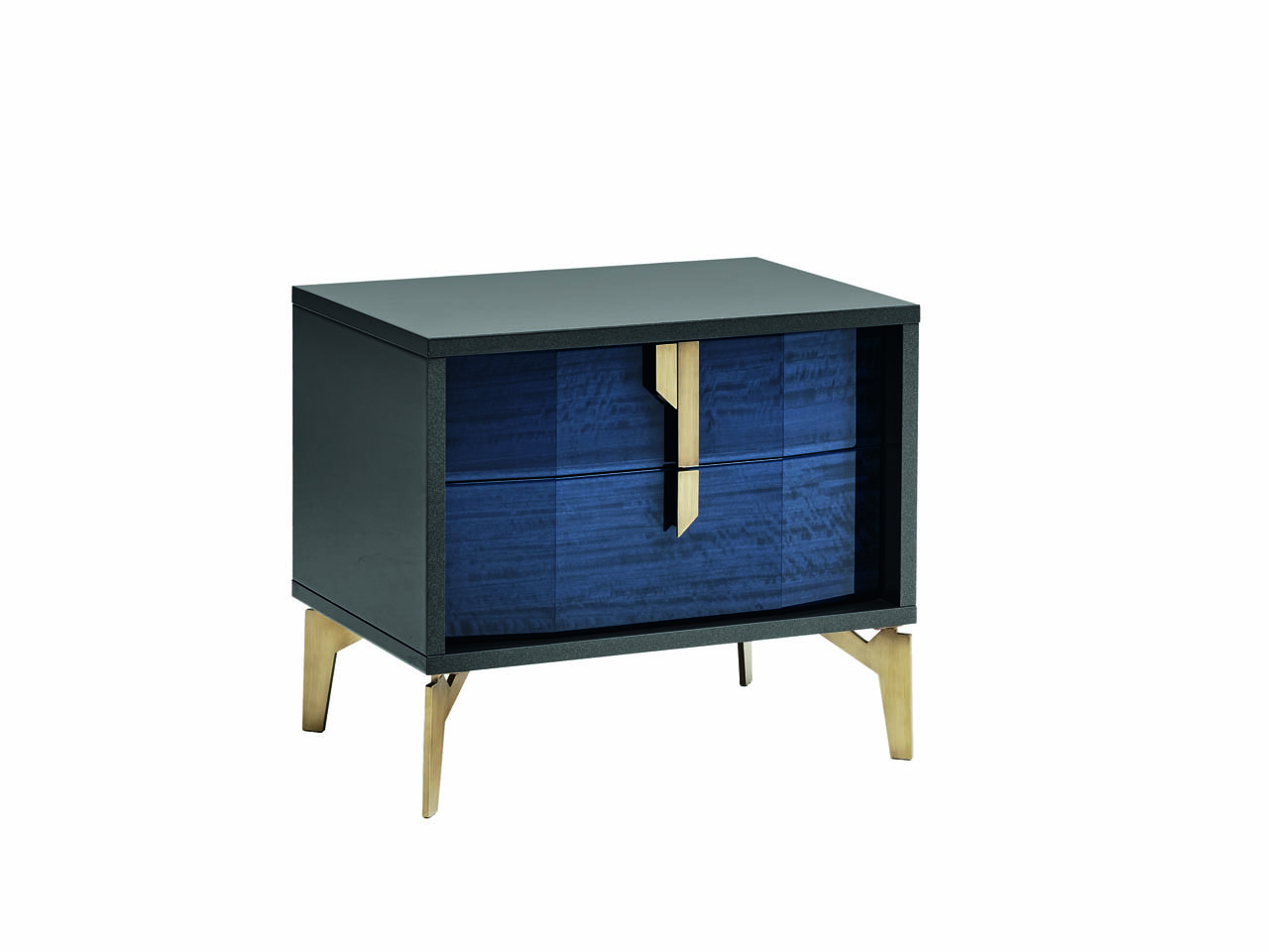 Grey blue nightstand sales