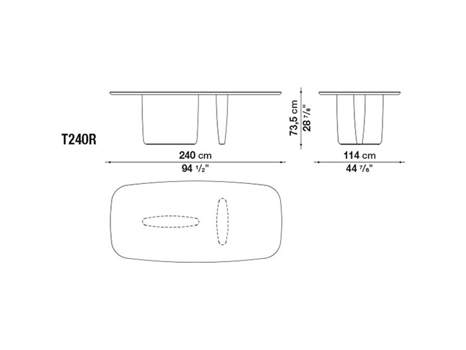 Tobi Ishi Dining Table In White | INspiration Interiors