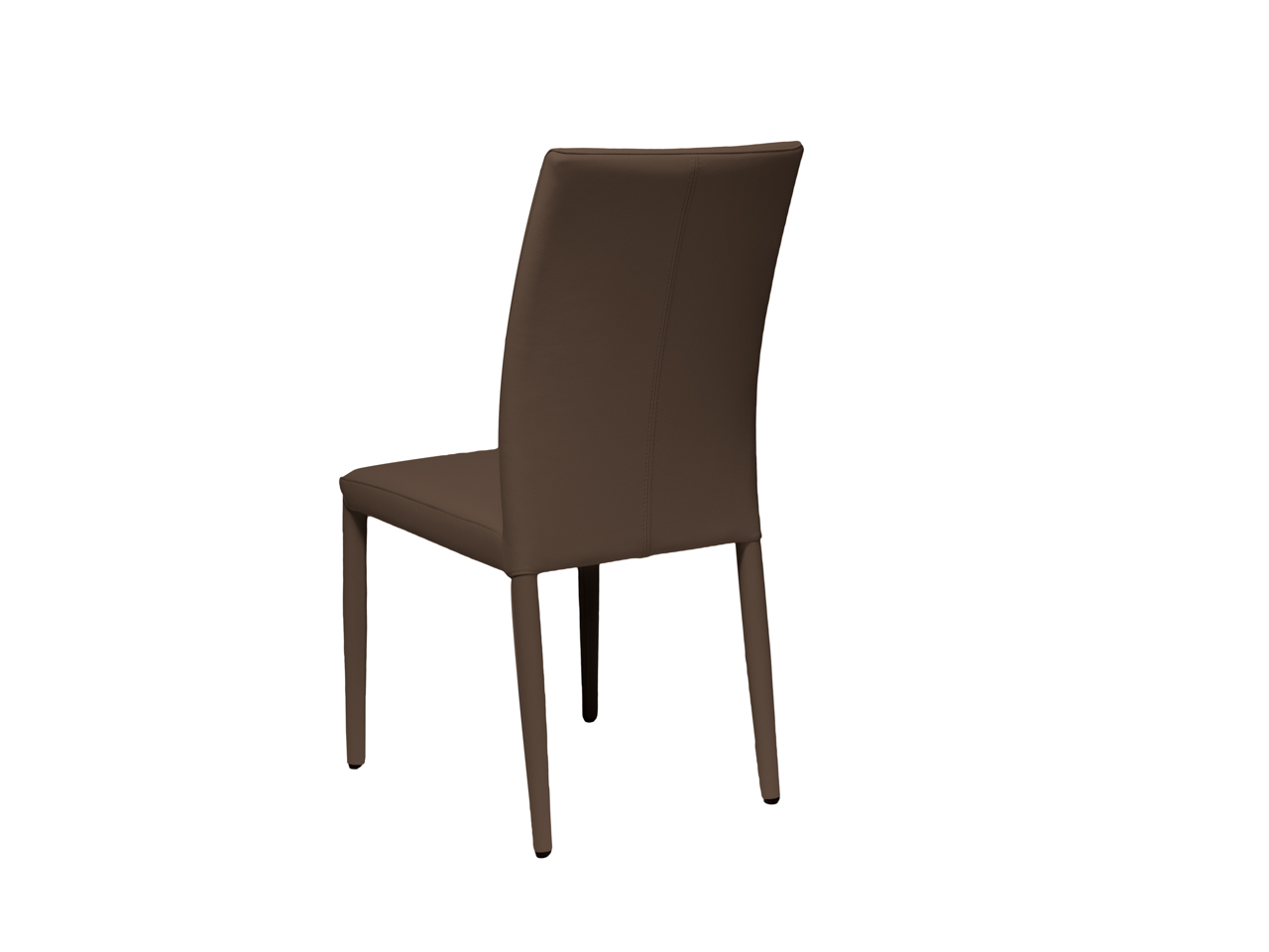 Travis Chair In Dark Grey Leather INspiration Interiors
