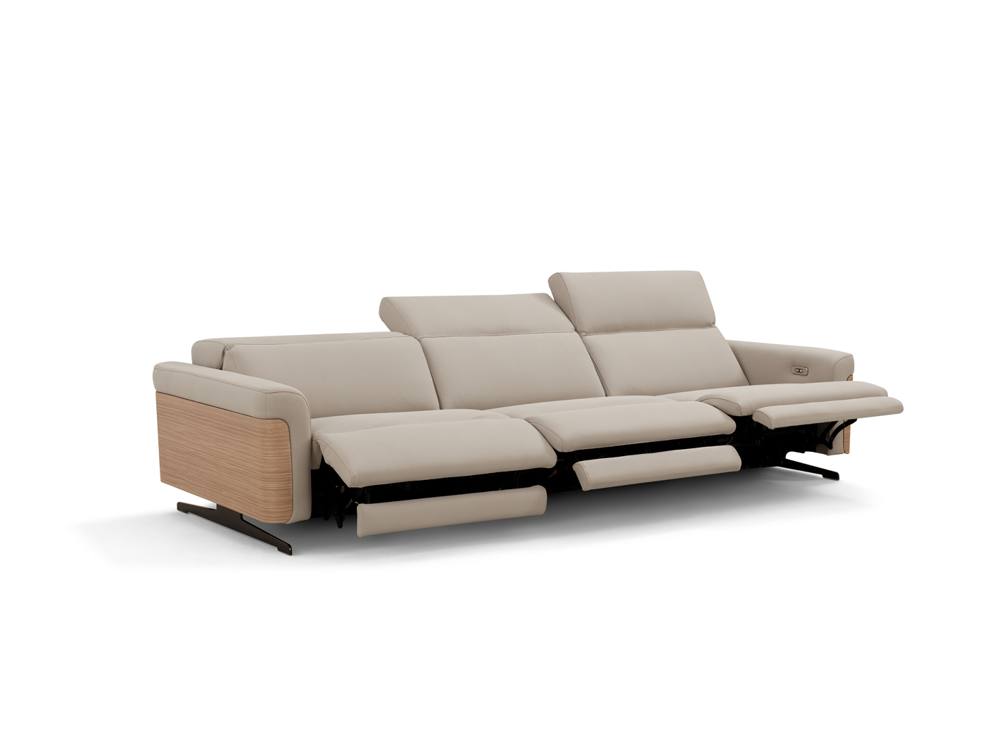 Atlante 3 Seat Power Motion Sofa With Cup Holder