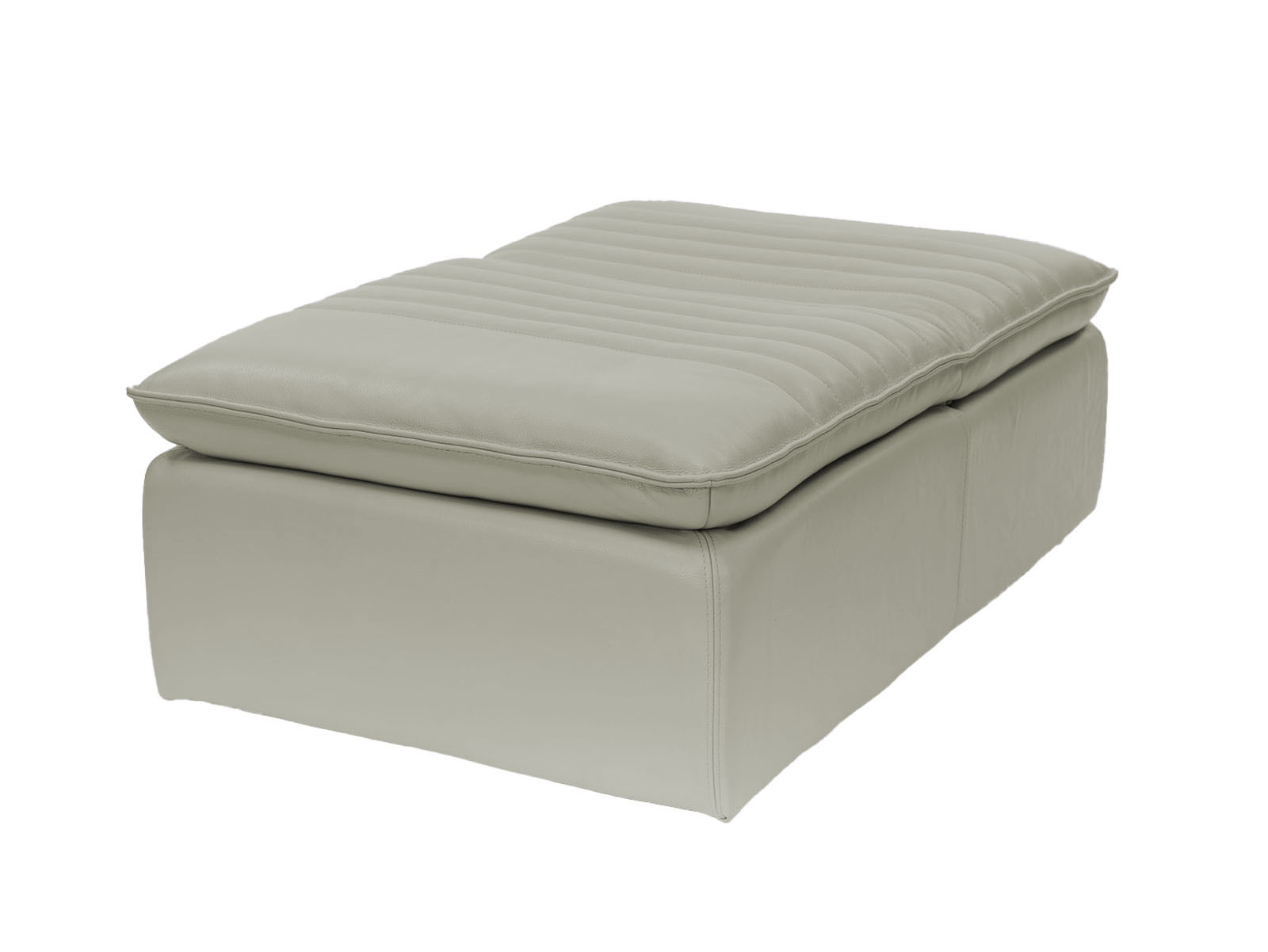 Convertible Ottoman With Storage in Taupe INspiration Interiors