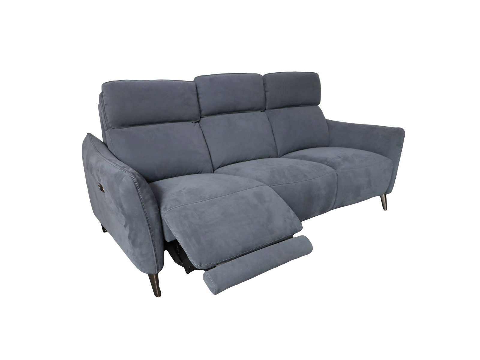 デパート 送料無料 Sofa Reclining Dual Mina in Interiors INspiration - Grey Dark その他