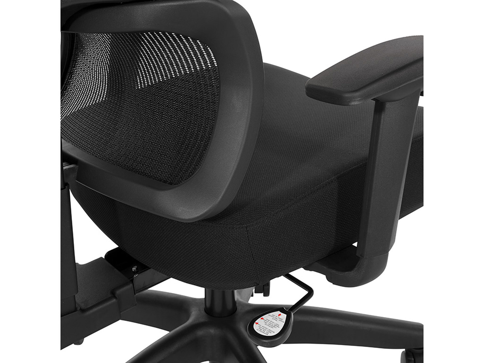 Vertical Matrix Back Managers Chair In Black | INspiration Interiors
