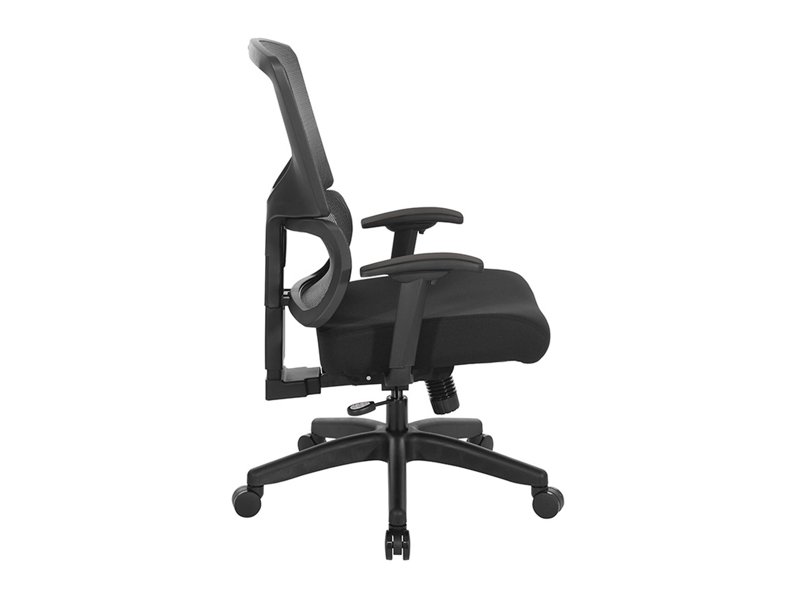 Vertical Matrix Back Managers Chair In Black | INspiration Interiors